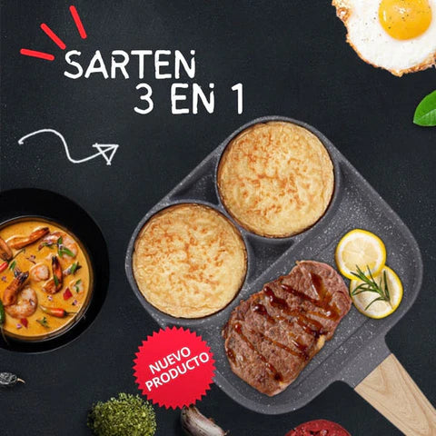 MultiChef™ sartén 3 en 1 antiadherente