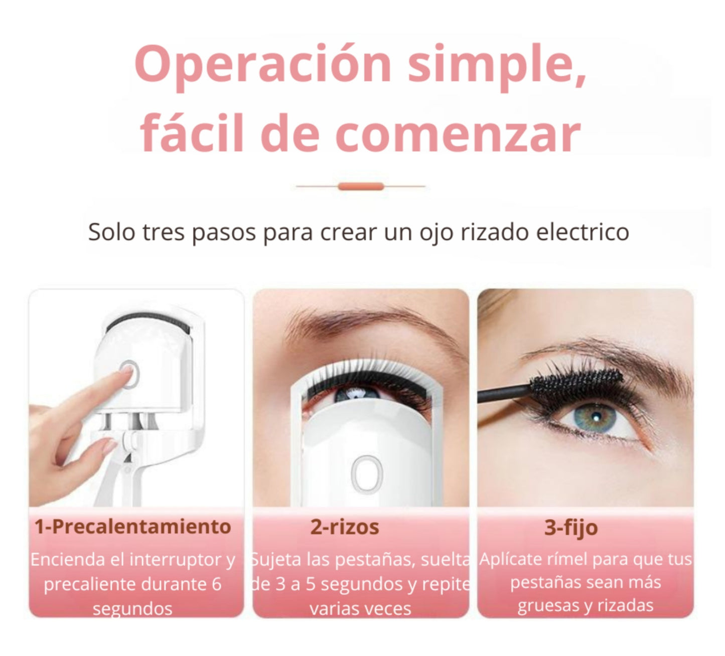 Beauty Eyelash™ Rizador de Pestañas Eléctrico