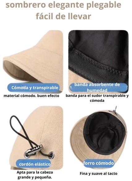 Sombrero De Protección UV Style and Safety™